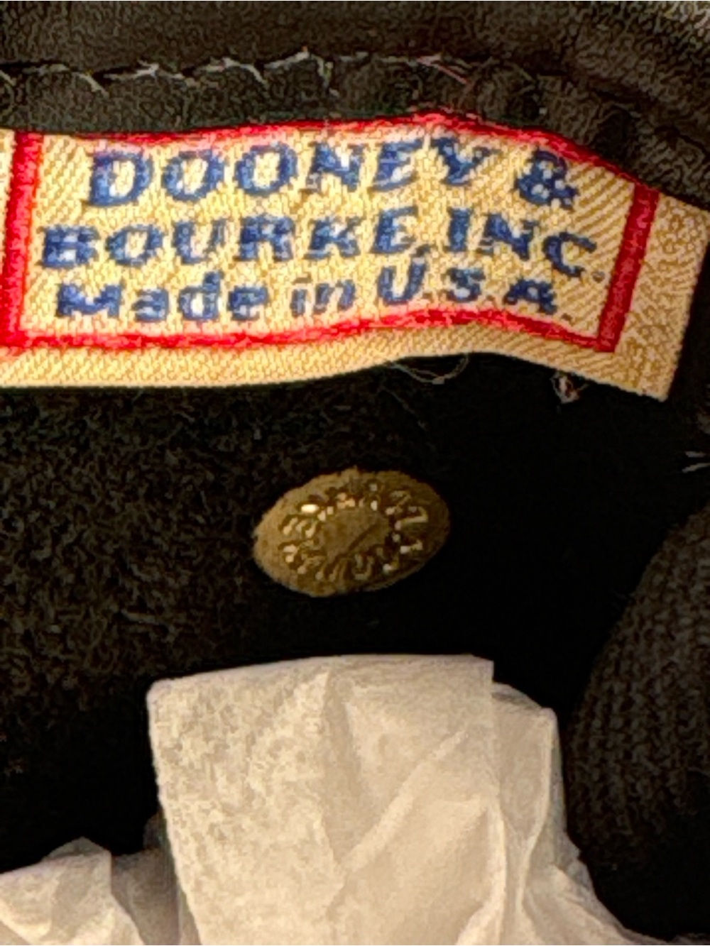 Dooney and Bourke awl  Black Leather Big Duck mini Crossbody Bag Purse P150 - Picture 15 of 16
